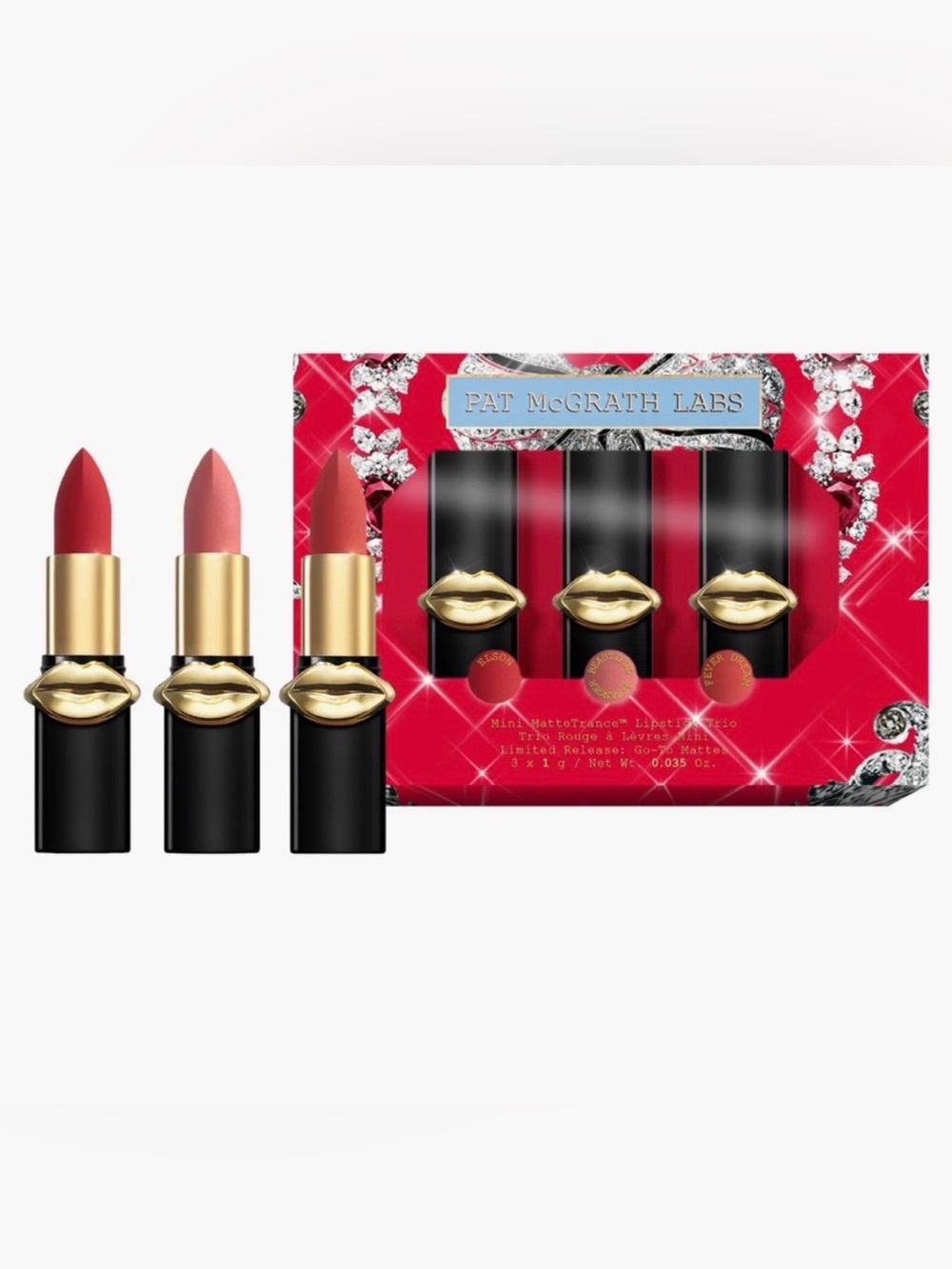 Pat McGrath Mini Matte Trance Lipstick
Trio Limited Edition  💄 👄